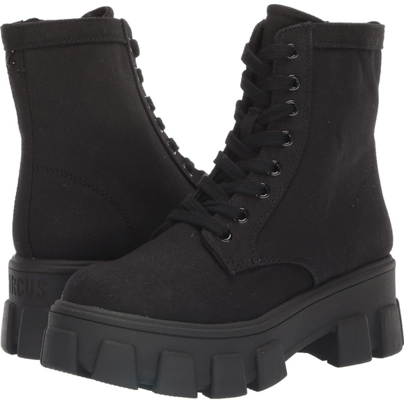 Circus by Sam Edelman Dane Canvas Combat Boots